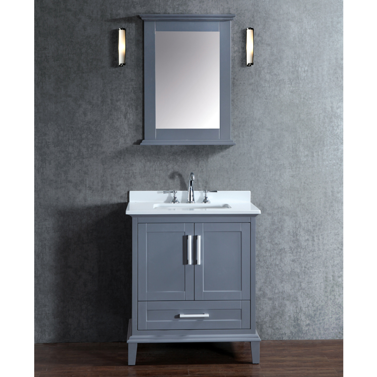 Ariel By Seacliff Nantucket 30 Grey Single Sink Bathroom Vanity Set Make Offer